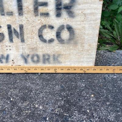 LOT 78: "Keep Right" Arrow Highway Mounted Sign (Walter Sign Co New York)