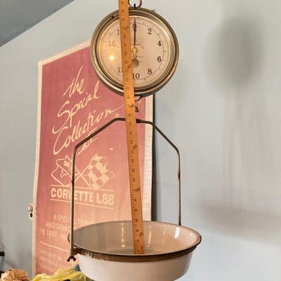 LOT 79: Vintage R H Forschener Co Hanging Scale