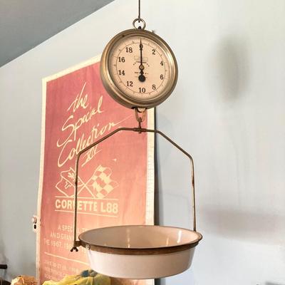 LOT 79: Vintage R H Forschener Co Hanging Scale