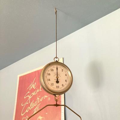 LOT 79: Vintage R H Forschener Co Hanging Scale