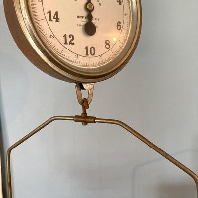LOT 79: Vintage R H Forschener Co Hanging Scale