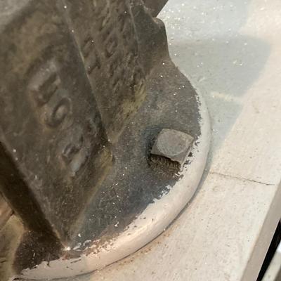 LOT 80: Three Metal Vises - Anvil Style Included