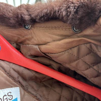 LOT 86: Vintage J. Riggings Leather Jacket Sz 42
