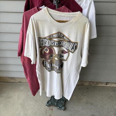 LOT 88: Vintage Super Bowl Champions Washington Redskins T-shirts Collection