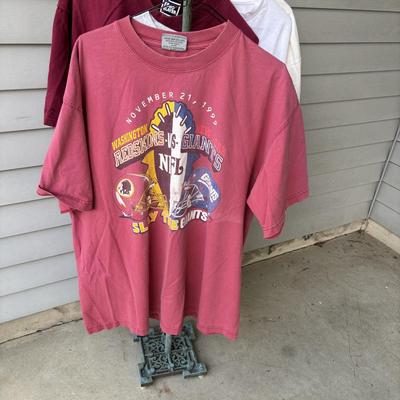 LOT 88: Vintage Super Bowl Champions Washington Redskins T-shirts Collection