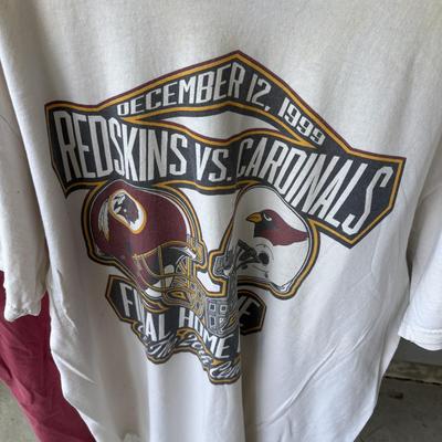 LOT 88: Vintage Super Bowl Champions Washington Redskins T-shirts Collection