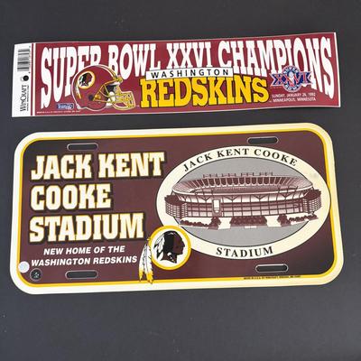 LOT 96: NFL Washington Redskin Signs