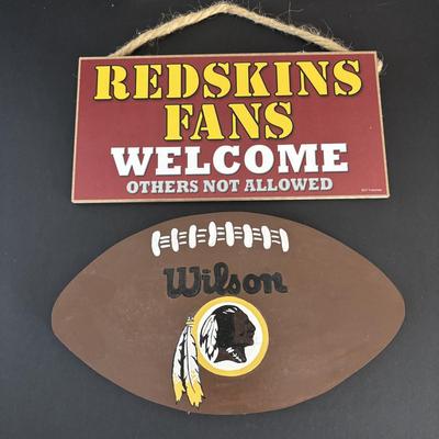 LOT 96: NFL Washington Redskin Signs