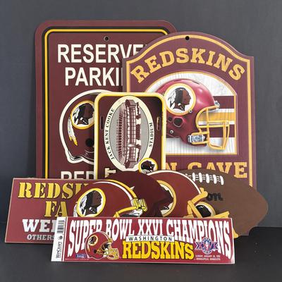 LOT 96: NFL Washington Redskin Signs