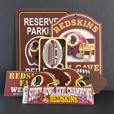 LOT 96: NFL Washington Redskin Signs