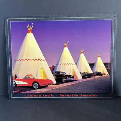 LOT 102: Lucinda Lewis Metal Sign, Vintage Romco Rockey Mountain Pottery, Folk Art Pottery