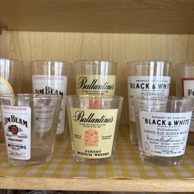 LOT 103:Kitchen Cupboard of Barware/Glassware Collection