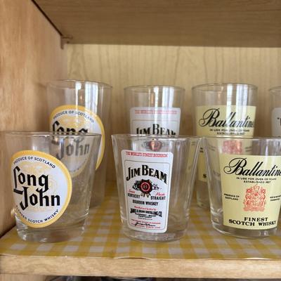 LOT 103:Kitchen Cupboard of Barware/Glassware Collection