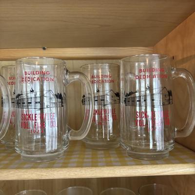 LOT 103:Kitchen Cupboard of Barware/Glassware Collection