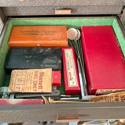 LOT 116: Kennedy Manufacturing Co. Kennedy Kits Metal Mechanic / Machinist Tool Box and Contents
