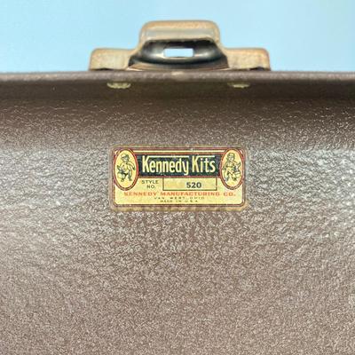 LOT 116: Kennedy Manufacturing Co. Kennedy Kits Metal Mechanic / Machinist Tool Box and Contents