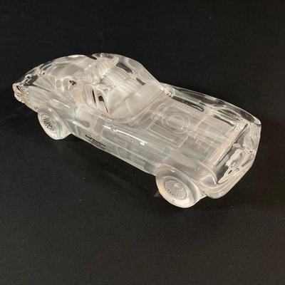 LOT 219: Paul Sebastian Collectible- 1963 Fine Crystal Corvette with Original Box and "Rattlesnake" by Frederic Remington...