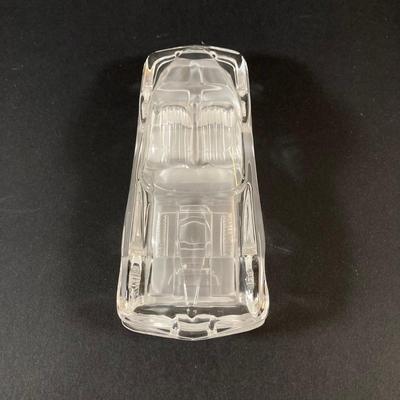 LOT 219: Paul Sebastian Collectible- 1963 Fine Crystal Corvette with Original Box and "Rattlesnake" by Frederic Remington...