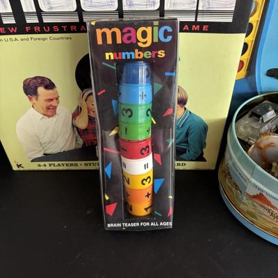 LOT 500: Vintage Fanner 50 Holster, Mables, Cars, Trouble, Connect Four, Magic Numbers