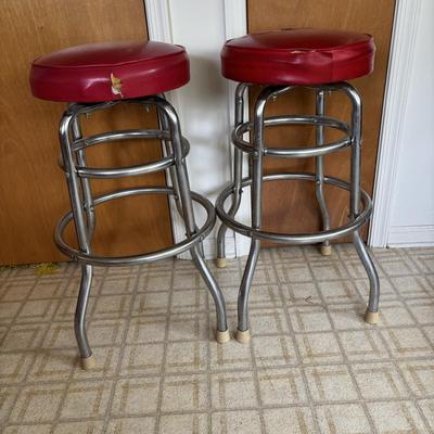 LOT 208: Vintage Bar Stools
