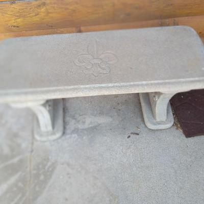 Concrete bench
