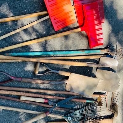 Assorted Lawn & Garden Tools