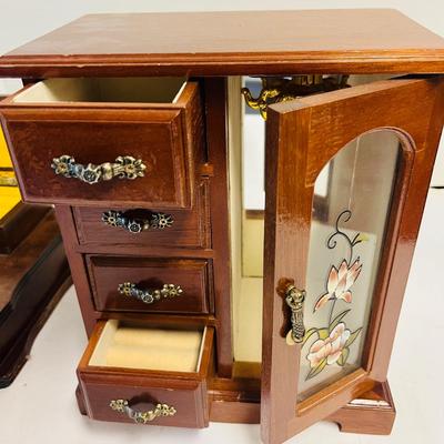 Two Vintage Jewelry Boxes