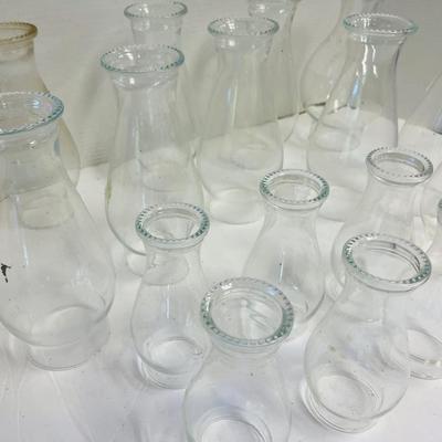 Oil Lamp Chimneys/ 16 pcs