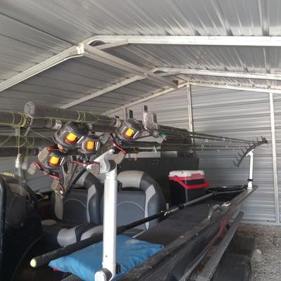 4 Abu Garcia Crappie rod and reels