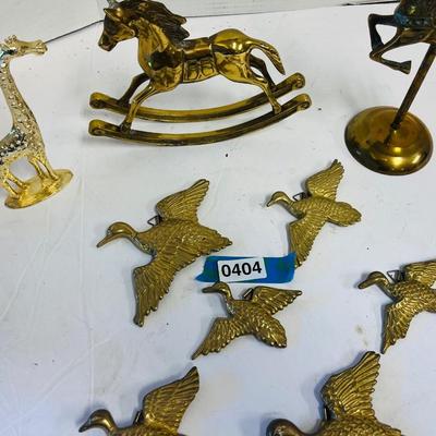 Brass Birds, Horses, ect.