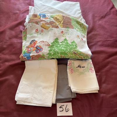 Sheet and Pillowcase Lot