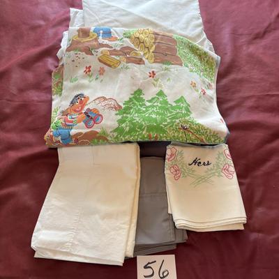 Sheet and Pillowcase Lot