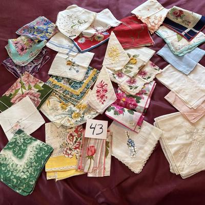 Vintage Handkerchief Lot