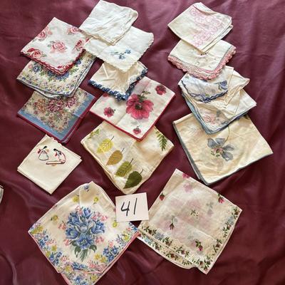 Vintage Handkerchief Lot