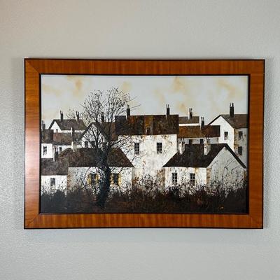 Framed Original Oil on Canvas by Candelas