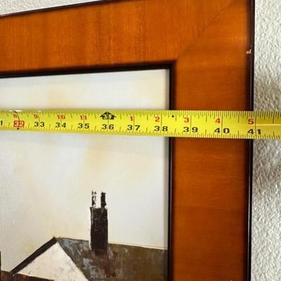 Framed Original Oil on Canvas by Candelas