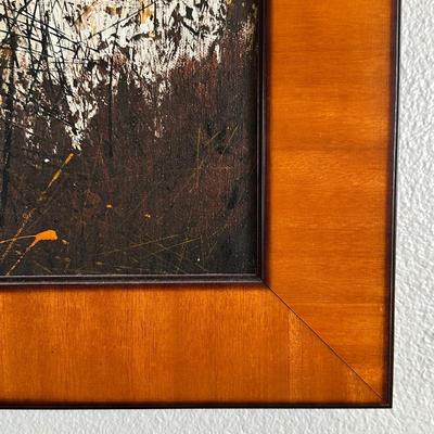 Framed Original Oil on Canvas by Candelas