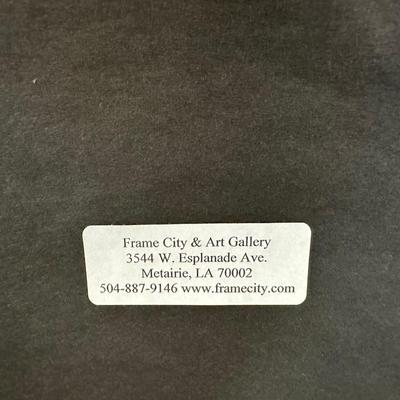 Framed Original Oil on Canvas by Candelas