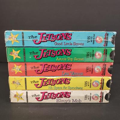 LOT 64: Sealed VHS Jetsons Collection & Space Jam with Collectors Coin