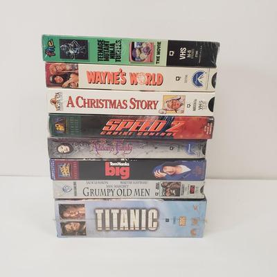 LOT 65: Sealed VHS Collection; TMNT, Addams Family, Christmas Story & More