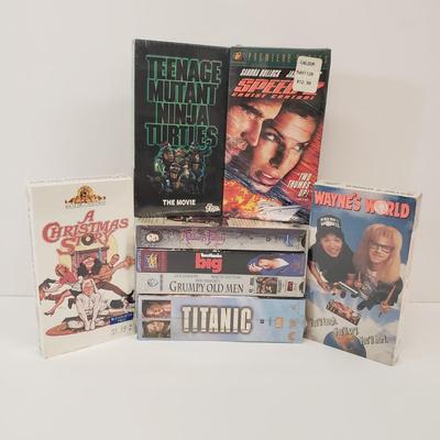 LOT 65: Sealed VHS Collection; TMNT, Addams Family, Christmas Story & More