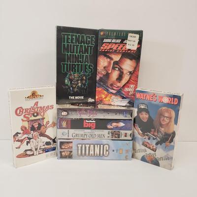 LOT 65: Sealed VHS Collection; TMNT, Addams Family, Christmas Story & More