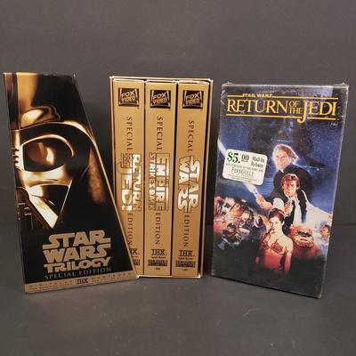 LOT 66: Star Wars Trilogy & Sealed Return of the Jedi VHS