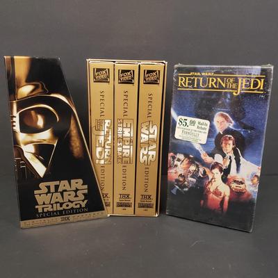 LOT 66: Star Wars Trilogy & Sealed Return of the Jedi VHS