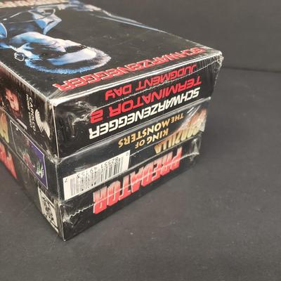 LOT 67: Sealed Terminator 2, Predator, Godzilla VHS
