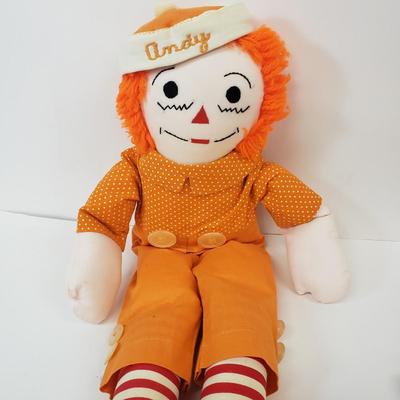 LOT 74: Collection of Raggedy Ann & Andy Dolls