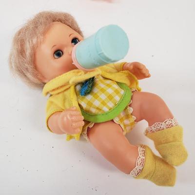 LOT 76: Vintage Baby Doll Assortment with Accessories & Tea Set