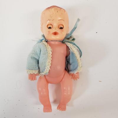 LOT 76: Vintage Baby Doll Assortment with Accessories & Tea Set