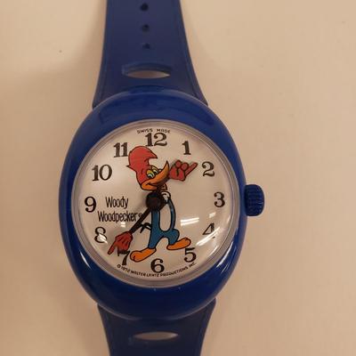 LOT 79: Vintage Woody Woodpecker Watch, Barrel of Monkeys, Playskool Magnetic Puzzle & Etch a Sketch