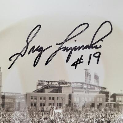 LOT 81: Philadelphia Phillies Steve "Lefty" Carlton HOF Autograph and Greg Luzinksi Autograph on 2009 Yearbook Magazine and More